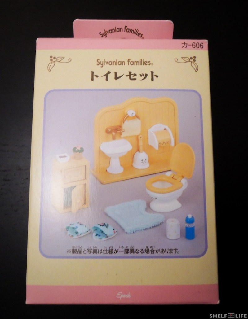 Sylvanian Families Toilet Set Box Front