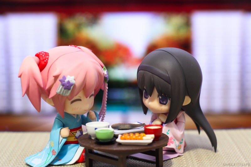 Madoka and Homura New Years - Happy